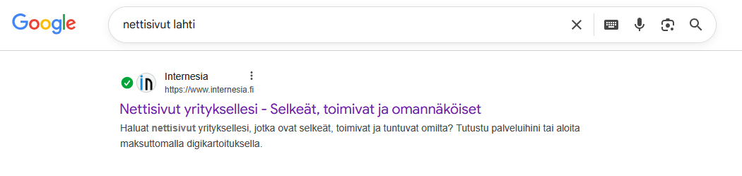 Nettisivut Lahti